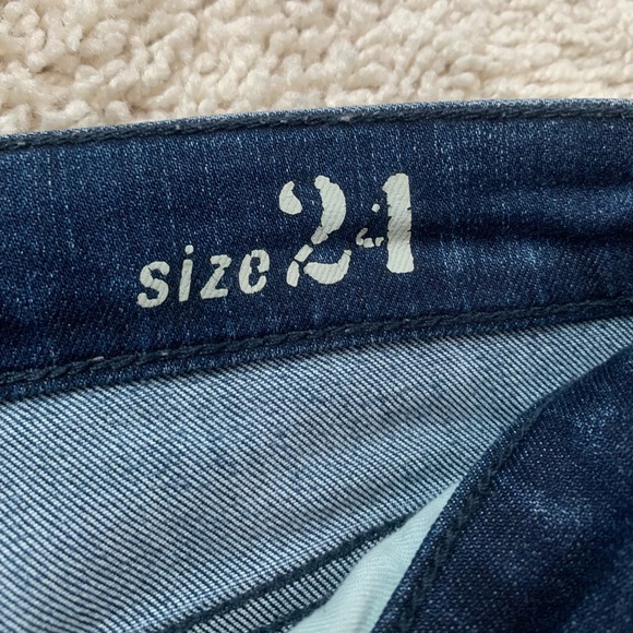 J. Crew Dark Wash High Rise Skinny Jeans - Picture 5 of 6